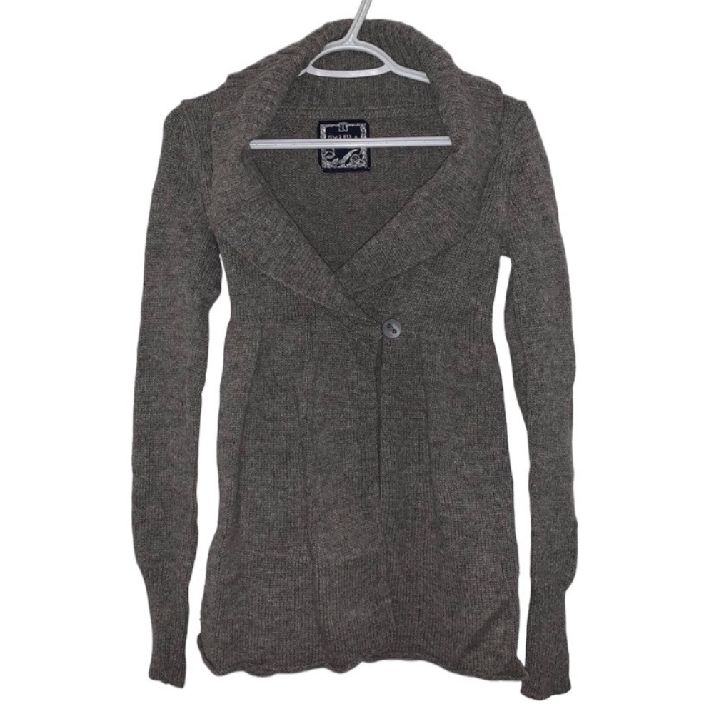 SOLD -! GUC Talula Wool Wrap Knit Sweater